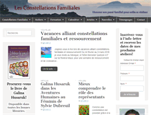 Tablet Screenshot of lesconstellationsfamiliales.ca